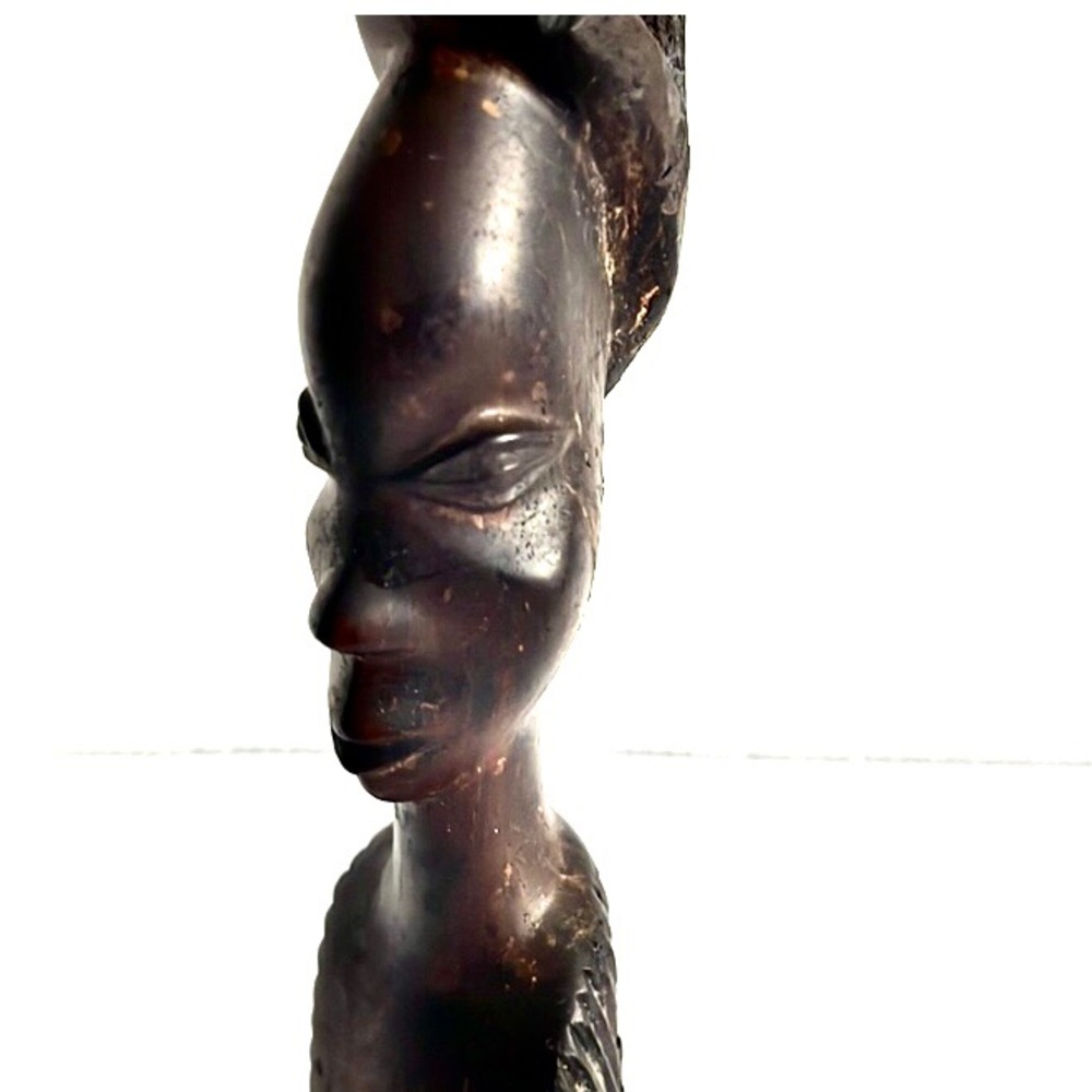 Vintage African Hand Carved Woman